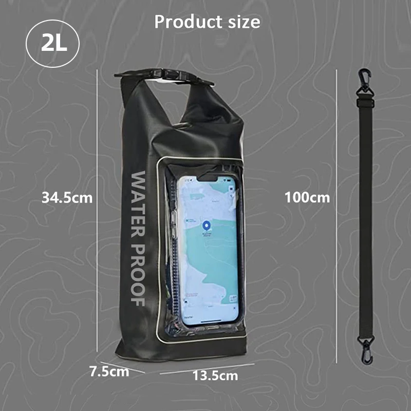 حقيبة جافة مقاومة للماء سعة 2  - مراجعة Fishing Kayak Inflatable وسعره