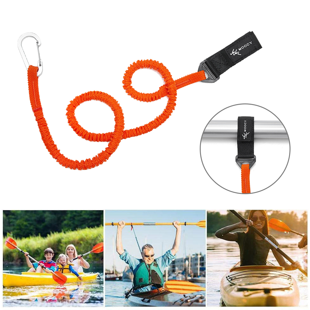 4 قطع حبل تثبيت لعصا الصيد قاب - مراجعة Fishing Kayak Paddle Leash وسعره