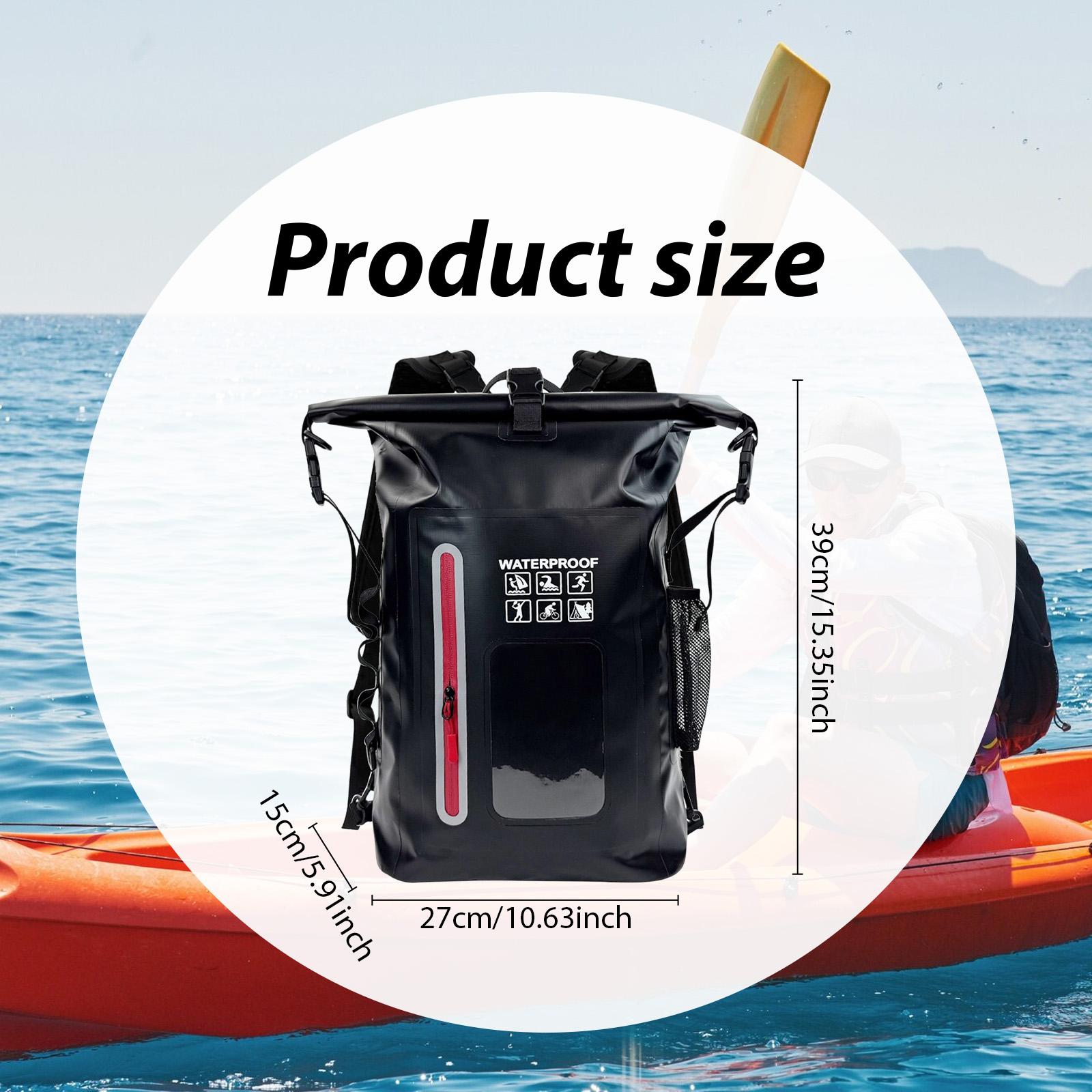 حقيبة جافة مقاومة للماء، حقيبة - مراجعة Fishing Kayak Storage Bag وسعره